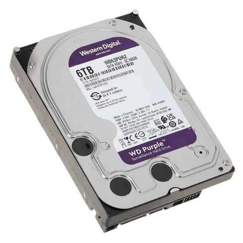 Western Digital WD64PURZ 6TB 5.4K RPM Hard Disk Drive