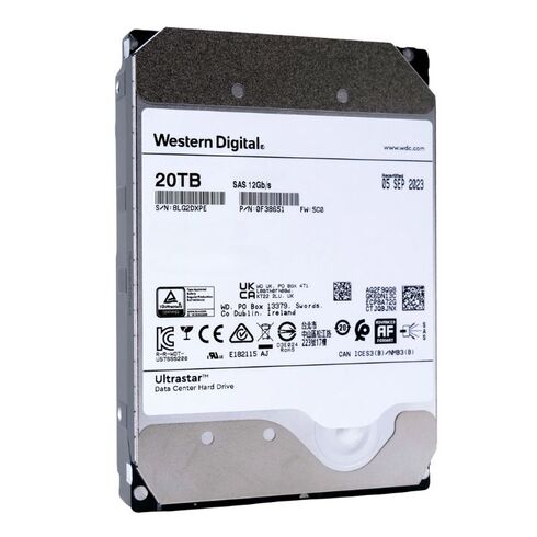 Western Digital WUH722420AL5200 20TB 7.2K RPM SAS Hard Disk Drive