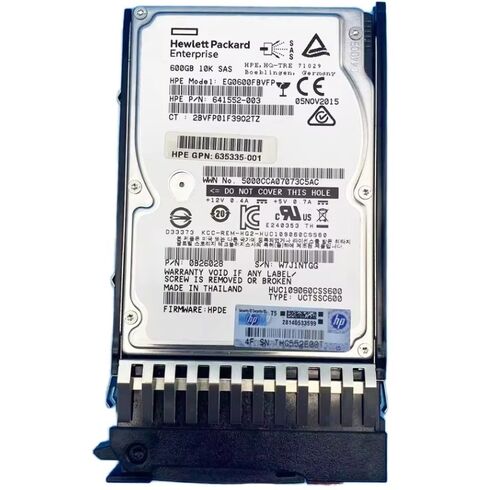 HPE 635335-001 600GB 10K RPM 2.5inch SFF HDD