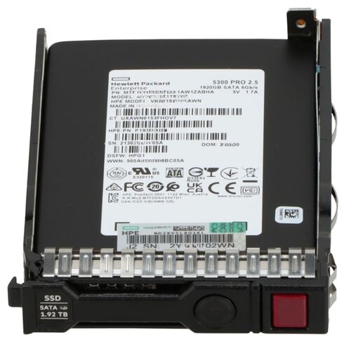 HPE 842779-001 1.92TB SATA 6GBPS RI With Tray SFF 2.5Inch TL SPCL SSD