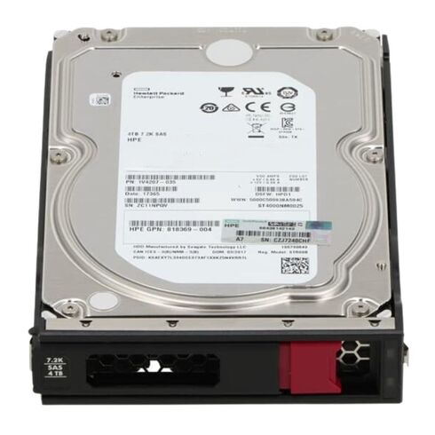 HPE 861748-B21 4 TB 7.2K RPM SAS 12GBPS Hard Drive