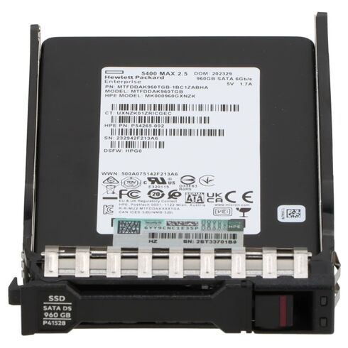 HPE MTFDDAK960TDN-1AT1ZABHA Hot Plug 960GB SSD
