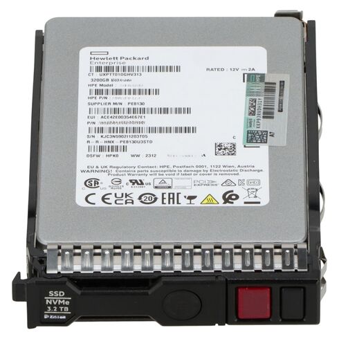 HPE P10592-003 3.2TB NVMe MU 2.5Inch U.2 SFF SCN SSD