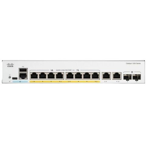 C1200-8P-E-2G Cisco 8 Ports Switch