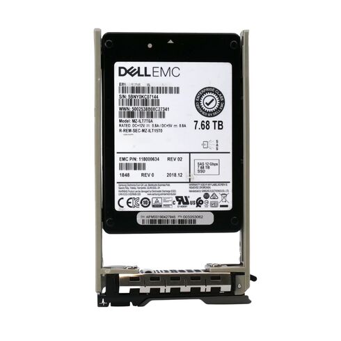 Dell 345-BBCD 7.68TB SAS TLC Hot-plug SSD