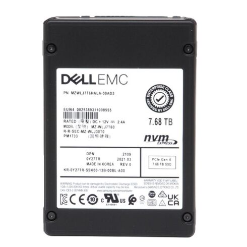 Samsung MZWLJ7T6HALA-00AD3 SSD NVMe 7.68TB