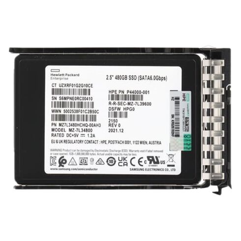 HPE VK000480GZCNE SATA-6GBPS Read Intensive SSD