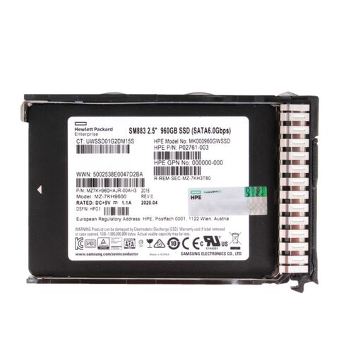 HPE P41523-001 2.5inch SATA-6GBPS Drive SSD