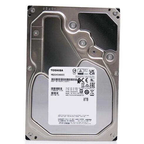 TOSHIBA HDEPK41DAB51 8TB 7.2K RPM 12GBPS SAS 3.5Inch HDD