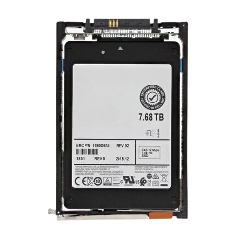 EMC D3NF-2SFXL2-7680 7.68TB Enterprise Solid State Drive