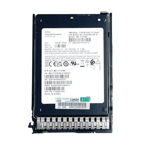 HPE P42498-003 3.84TB SAS 24GBPS SFF Solid State Drive