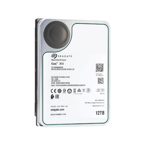 Seagate ST12000NM0038 Exos X14 12TB 7.2K RPM HDD