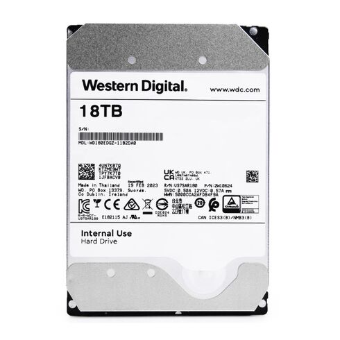 Western Digital 0F38452 18TB Ultrastar DC HC550 HDD