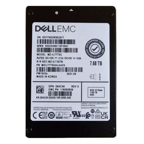 Samsung MZ-ILT7T6C 7.68TB SAS 12GBPS SSD