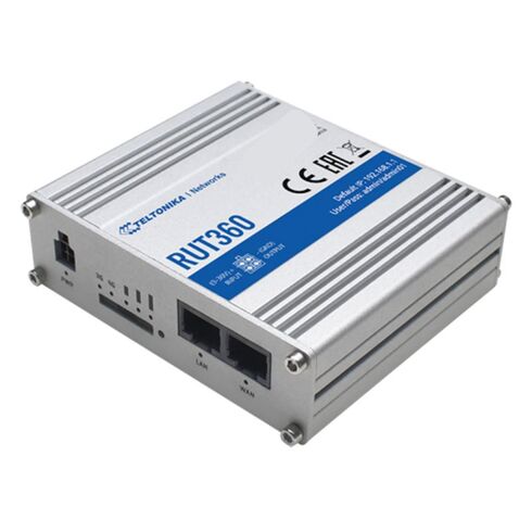 Teltonika RUT360100100 4-Ports 1 X Wan Port 10/100 Mbps Router
