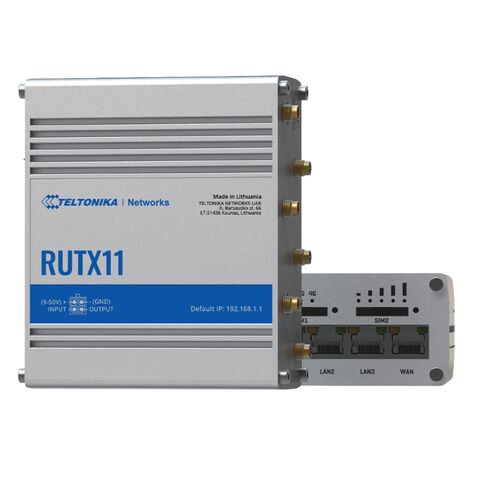 Teltonika RUTX11100400 4-Port Dual Sim Cellular Router