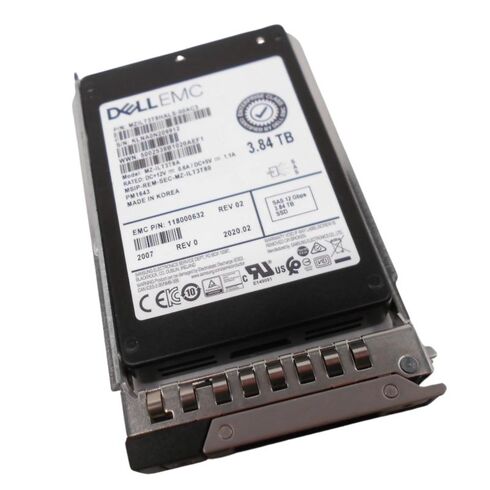 Dell 345-BJSP 3.84TB SAS 24GBPS ISE Read Intensive SSD