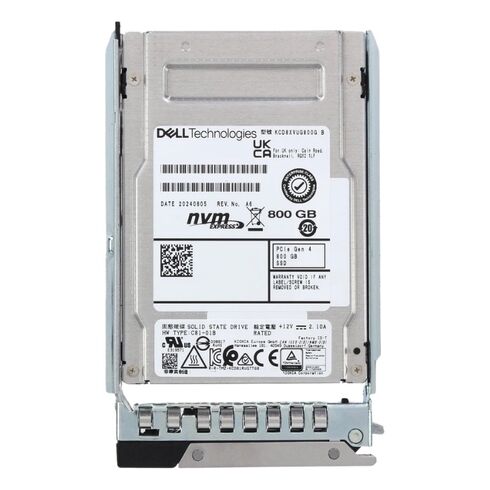 Dell 345-BKBV 800GB NVMe 2.5 inch U.2 Solid State Drive
