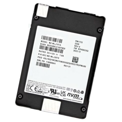 EMC 118000841 PM1733 15.36TB Internal Solid State Drive