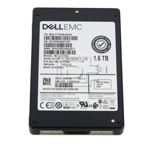 EMC 118-988-2 1.6TB 2.5inc Sff PM6-V Internal Solid State-Photoroom