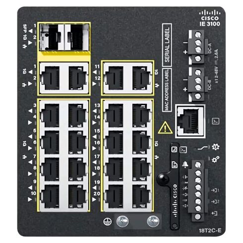 Cisco IE-3100-18T2C-CC-E Ie3100 Rugged Series Rail Mountable Switch