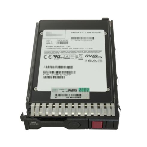 HPE VK001920KWDUH 1.92TB NVMe Solid State Drive
