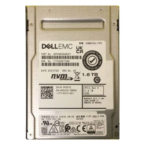 Kioxia KPM5WMUG1T60 1.6TB Solid State Drive