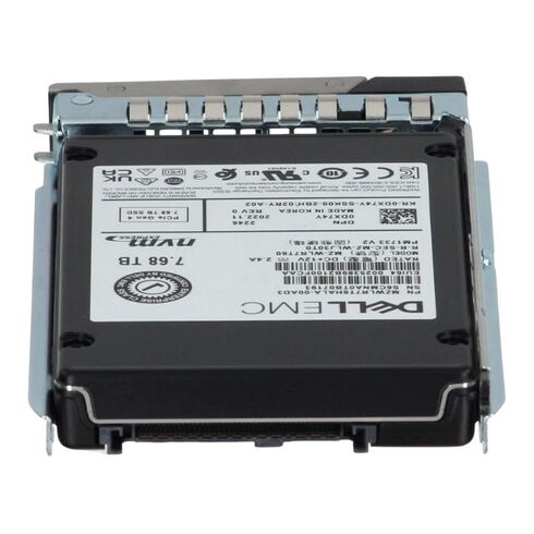 Dell VV2M7 7.68TB PCIe Gen4.0 NVMe U.2 Read Intensive SSD
