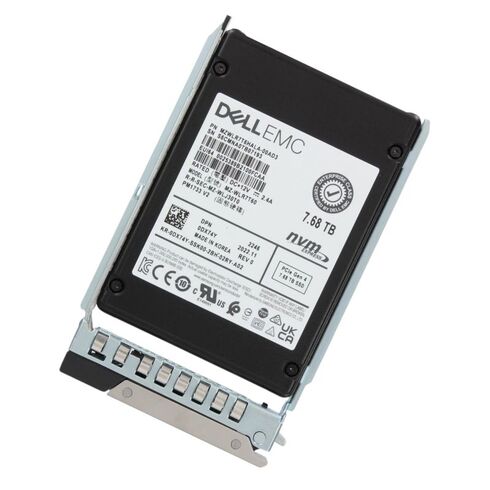 Dell VV2M7 7.68TB PCIe Gen4.0 U.2 Read Intensive SSD