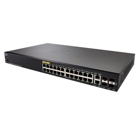 SF350-24MP-K9-NA Cisco 24 Port Switch