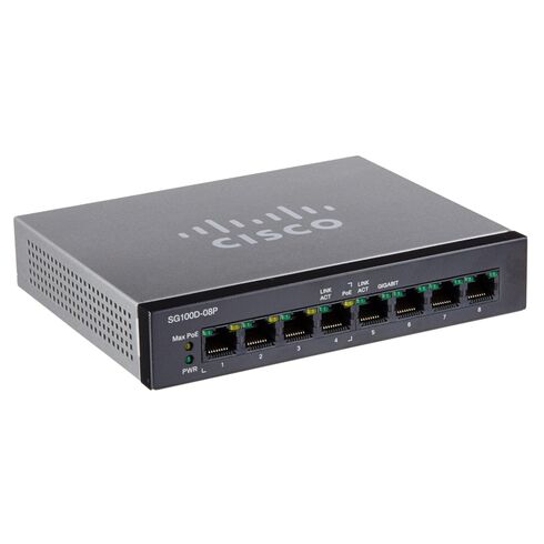 SG100D-08P-NA Cisco 8 Port Switch