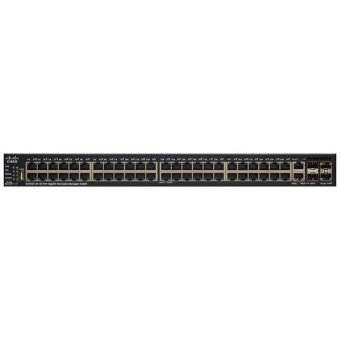 Cisco SG550X-48P-K9 48-Ports 1000Base-T SwitchCisco SG550X-48P-K9 48-Ports 1Gbps PoE+ Switch