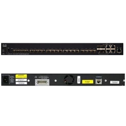 Cisco SX350X-24F-K9 350X 24-Port 10GBase-T SFP+ Switch