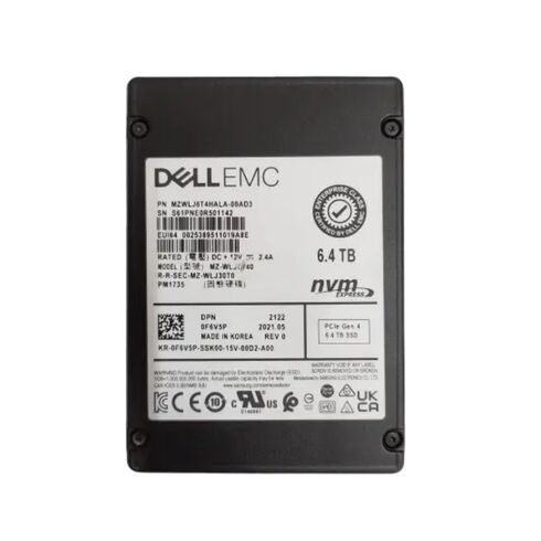 F6V5P 6.4TB PCI-Express NVMe Dell SSD