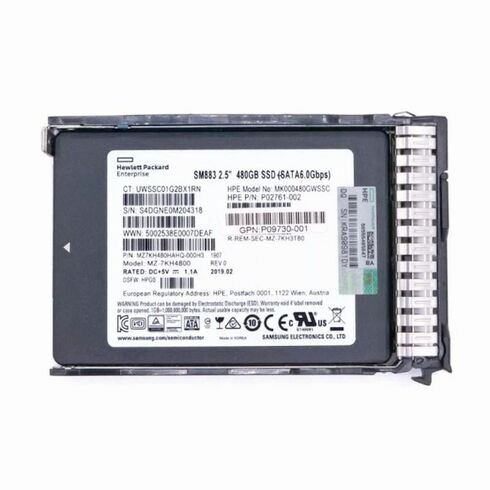 757371-001 HPE SATA 6GBPS 480GB Solid State Drive