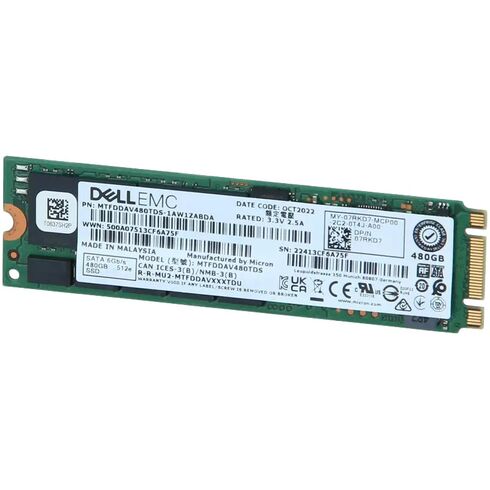 7RKD7 Dell 6GBPS SATA 480GB SSD