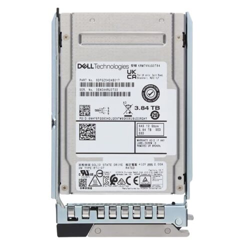 Dell D3YV7 3.84TB 2.5inch Solid State Drive