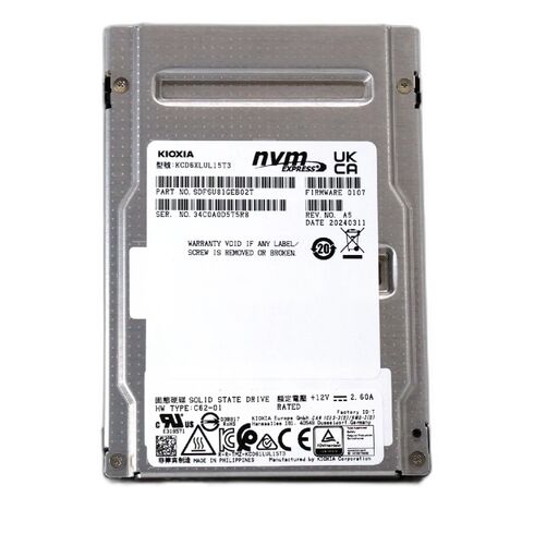 Kioxia KCD6DLUL1T92 92TB NVMe Solid State Drive