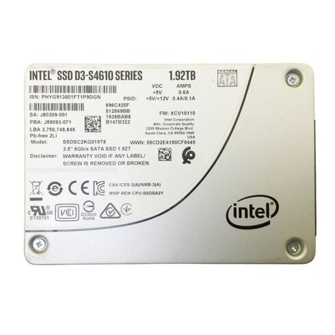 Intel SSDSC2KB019T701 3D Nand TLC Solid State Drive