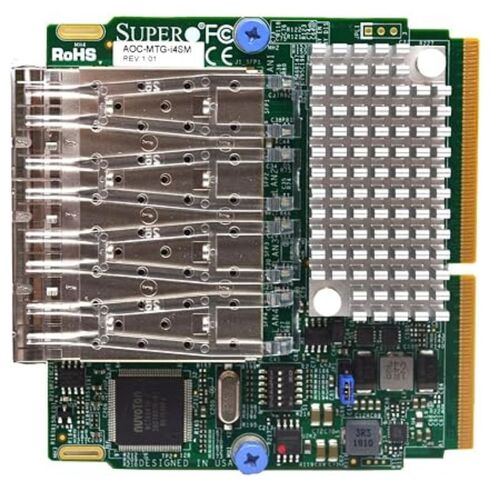 SuperMicro AOC-MTG-I4SM 4-Port PCIE 3.0 Mezzanine Card