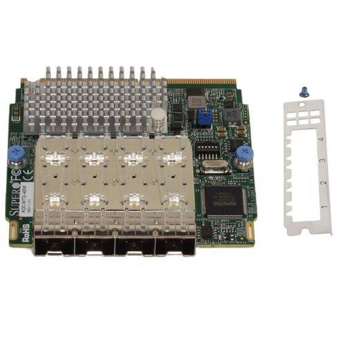 SuperMicro AOC-MTG-I4SM 4-Port SFP+ Mezzanine Card
