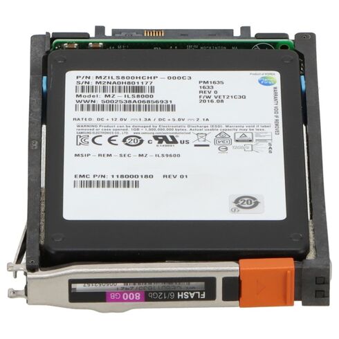 EMC D3-2S12FX-800 SAS Unity 12Gbps Solid State Drive