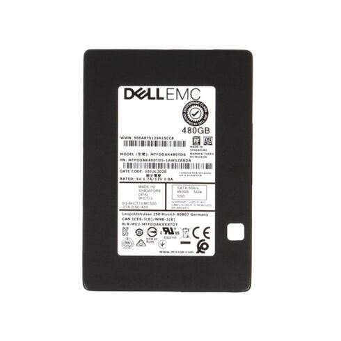 KCT7J Dell 480GB SATA 6GBPS SSD