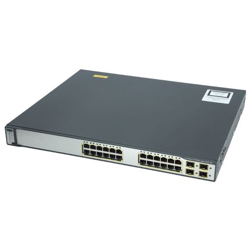 WS-C3750G-24PS-E Cisco 24 Ports Ethernet Switch