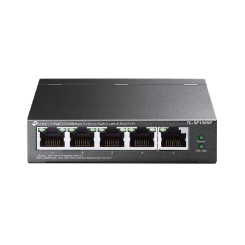 TL-SF1005P TP LINK 5 Ports Desktop Switch