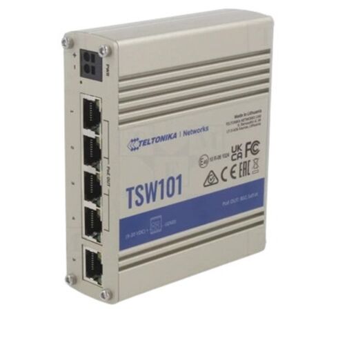 TSW101000000 Teltonika 5 Ports PoE Ethernet Switch