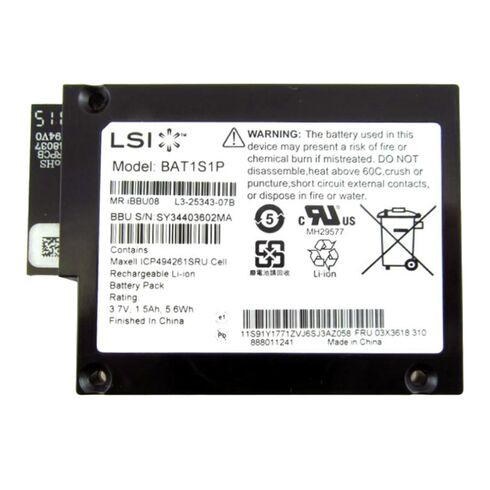 BAT1S1P LSI Logic MegaRAID Battery Backup Unit