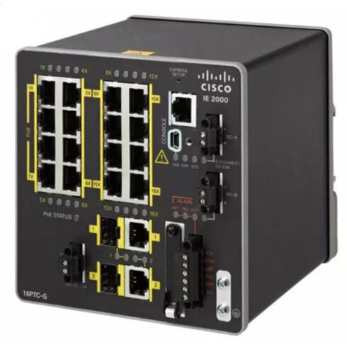 Cisco IE-2000-16TC-G-L 20 Ports Managed Switch