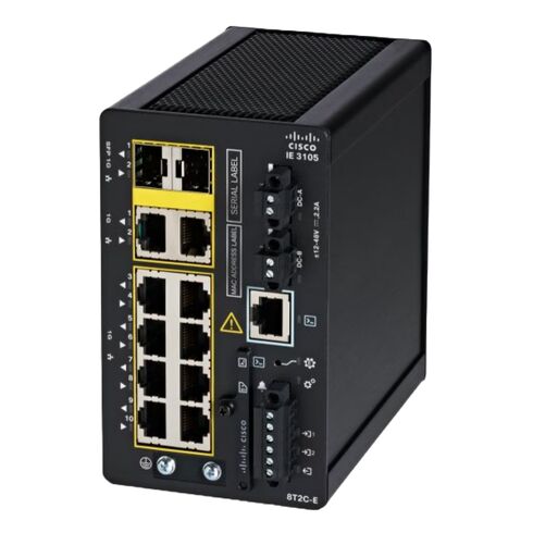 Cisco IE-3105-8T2C-E 10 Ports Managed Switch