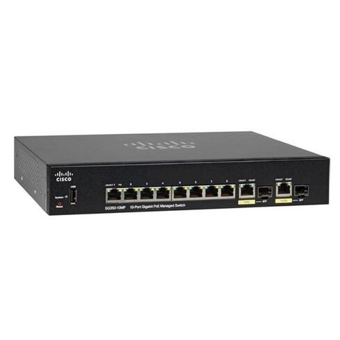 Cisco SG350-10MP-K9-NA 8-Ports Switch